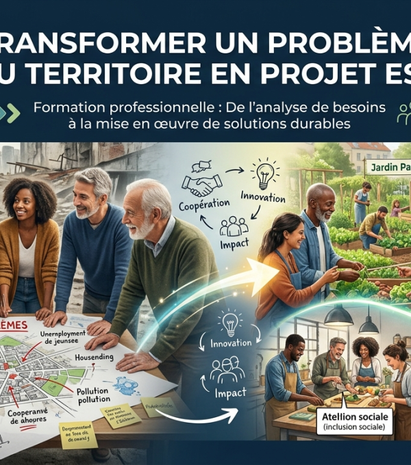 Transformer un problème du territoire en projet ESS