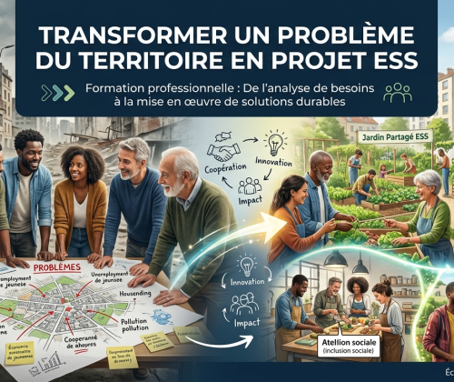 Transformer un problème du territoire en projet ESS